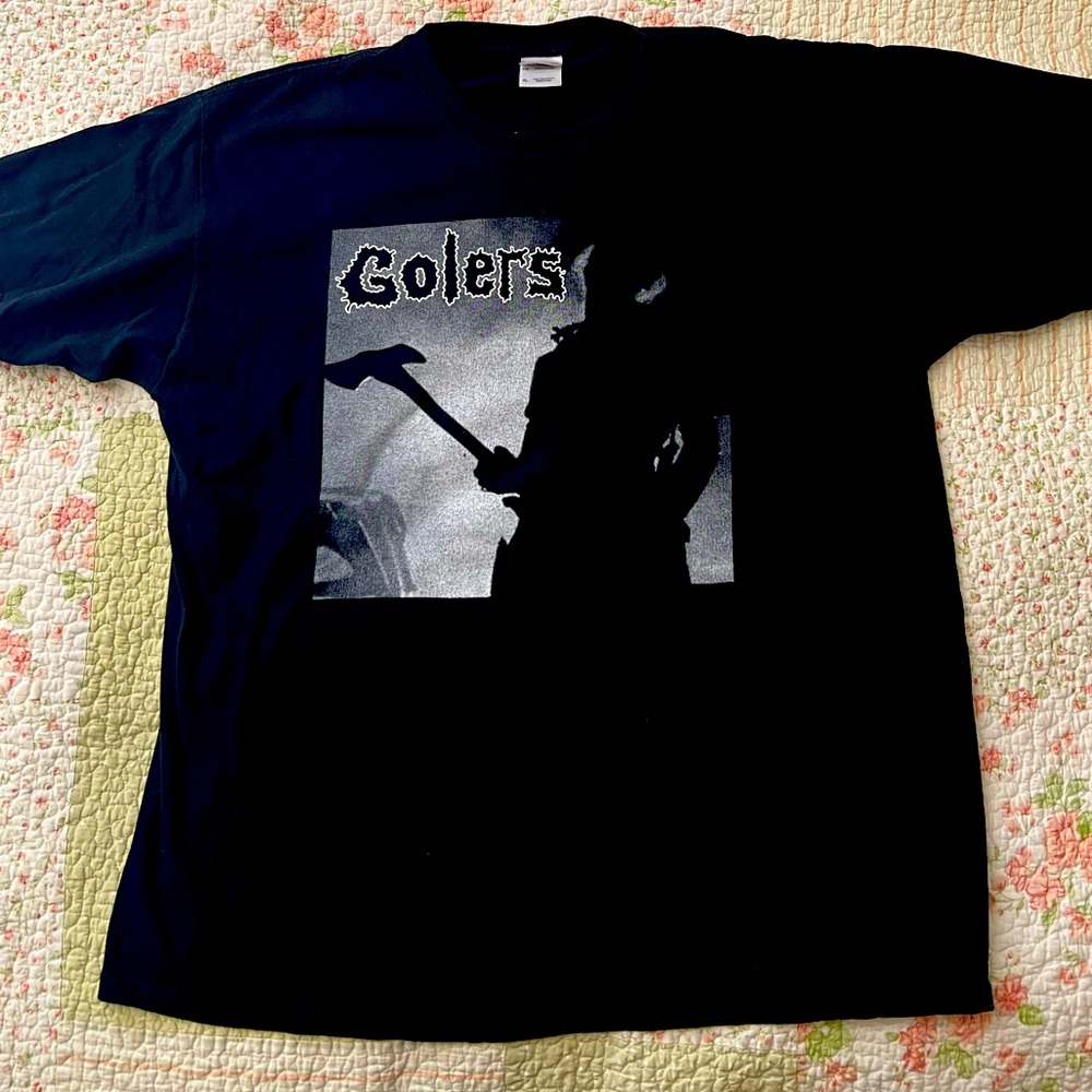 Golers punk band tee “backwoods messages” size XL